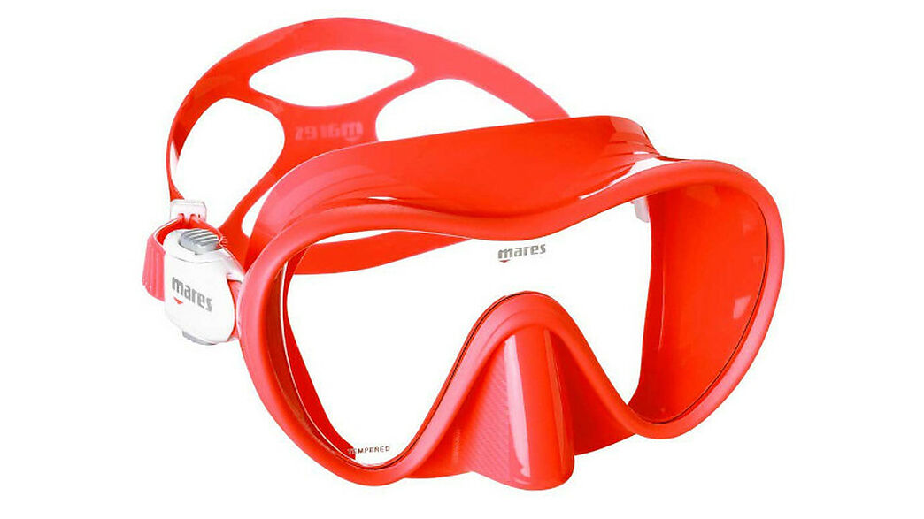 Lassdive Shop - Máscara de submarinismo Mares Tropical rojo
