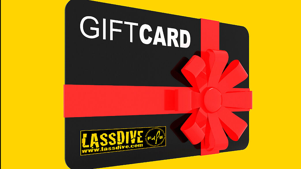 Lassdive's Gift Card, gift experiences and adventures