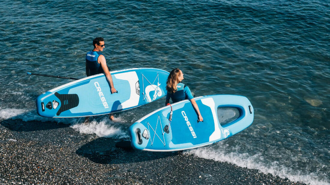 Lassdive shop - Taula de padel surf Cressi Reef Window 10'20'' mar