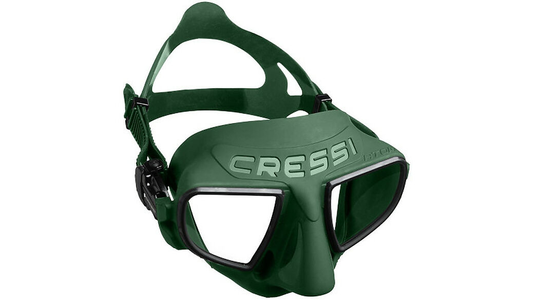 Lassdive Shop - Mask for freediving Cressi Atom, color green