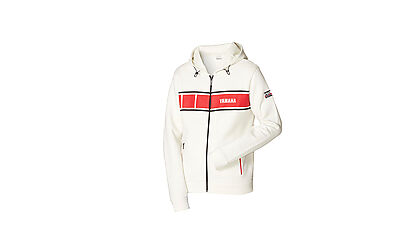 Lassdive Shop - Jaquet hoodie Yamaha 60 anniversary white