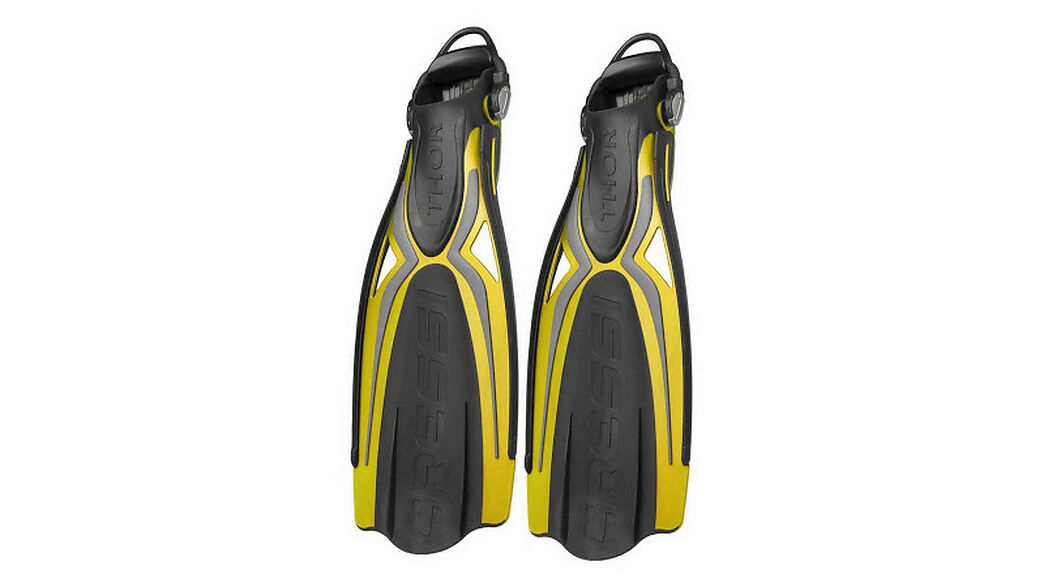 Lassdive shop - Fins for scuba diving Cressi Thor EBS yellow