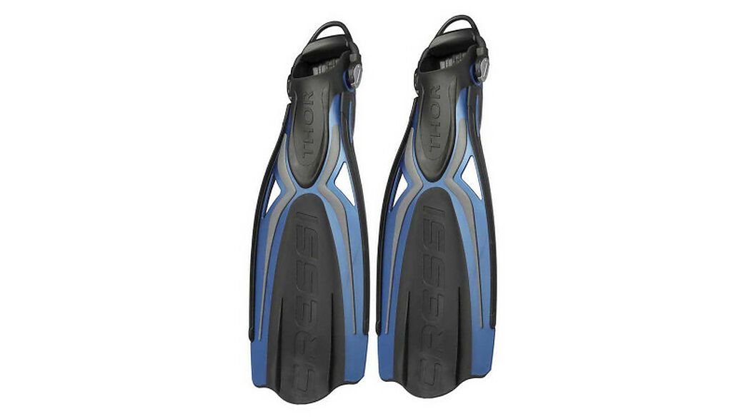 Lassdive shop - Fins for scuba diving Cressi Thor EBS blue
