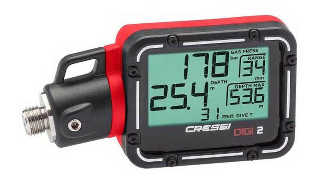 Lassdive Shop - Ordinador de submarinisme i busseig consola digital Cressi Digi 2, vermell