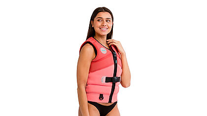 Lassdive Shop - Live vest JOBE Pink woman for jet ski and water sports