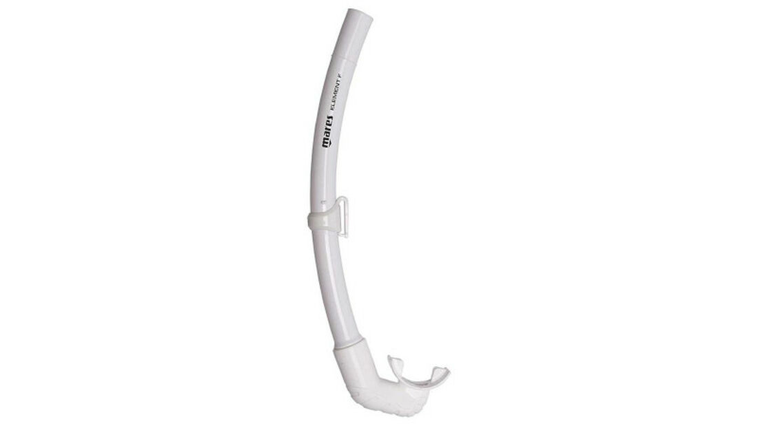 Lassdive Shop - Snorkel flexible buoyant for freediving Mares Element Floating white