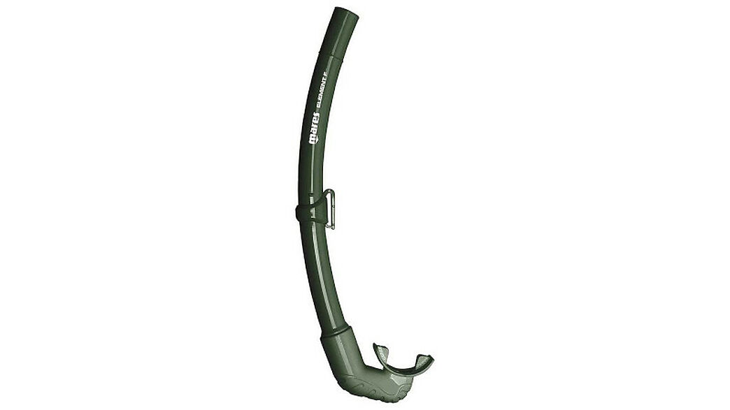 Lassdive Shop - Tuba snorkel flexible flottant pour apnée Mares Element Floating vert