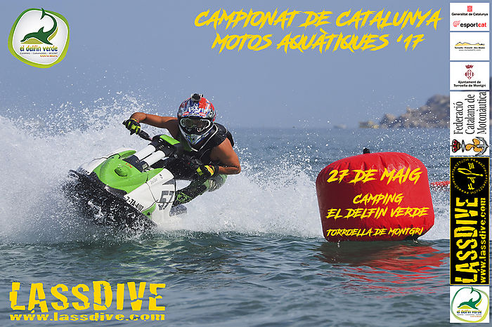 Lassdive organitza una prova del CAMPIONAT DE CATALUNYA DE MOTOS AQUÀTIQUES el proper 27 de Maig