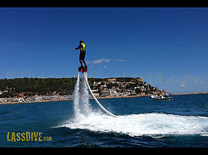 Lassdive, Flyboard a l'Estartit