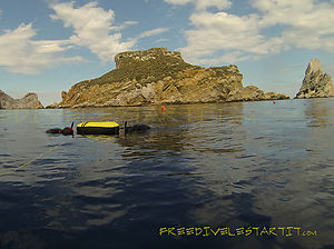 Freedive l'Estartit - Apnea en l'Estartit, Costa Brava, Girona