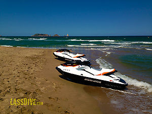 Lassdive, jet ski instructor course practices